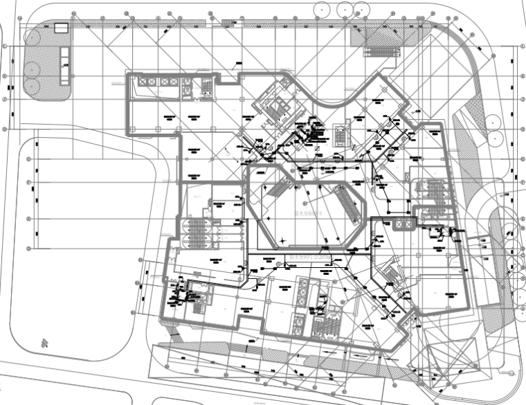 康复体检中心电气设计资料下载-长沙大型办公楼及配套商业电气施工图
