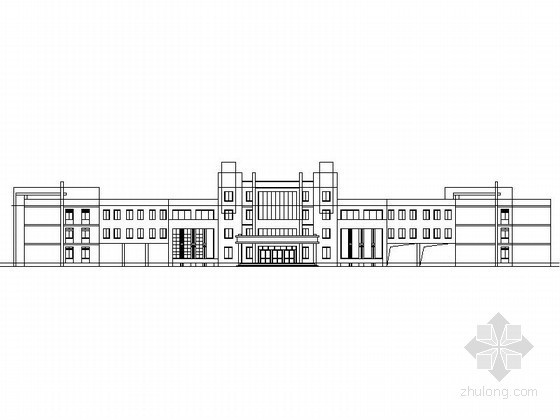 教学综合楼全套建施图资料下载-[营口]某朝鲜族小学三层教学综合楼建筑施工图