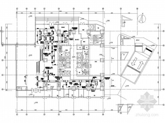 超高层施工电梯布置图资料下载-[深圳]超高层商业综合楼空调通风设计施工图