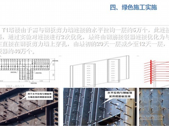 [湖南]巨柱框架核心筒超高层建筑施工特色技术汇报（452m）-剪力墙 