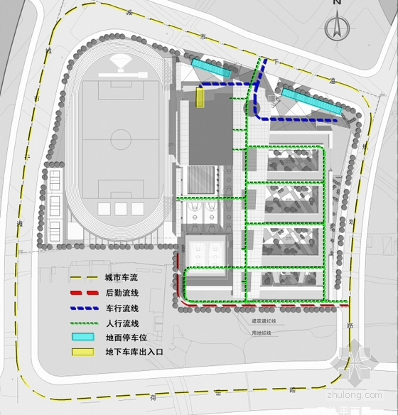  [广东]六年制48班现代化小学规划及建筑设计方案文本（含CAD及多媒体）-六年制48班现代化小学分析图