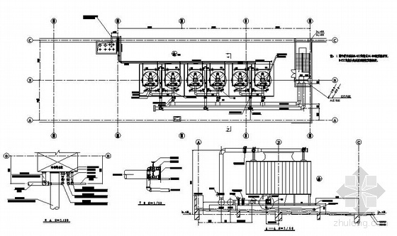 大型工业厂房图纸资料下载-某大型厂房空调图纸