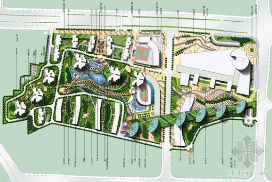 公园设计稿资料下载-湖南长沙小区景观设计演示稿