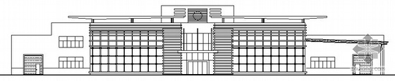 河南省绿色建筑施工图设计资料下载-[河南省洛阳市]某二层汽车4S店建筑施工图