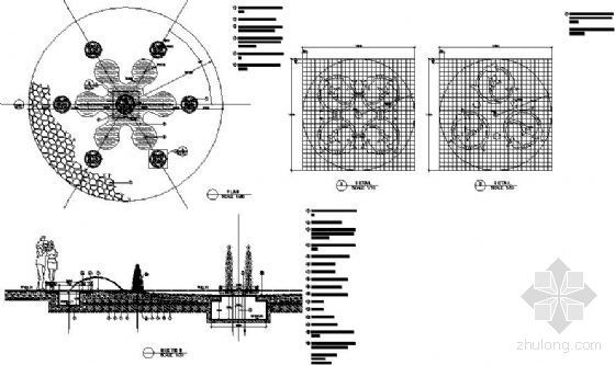旱喷泉详图资料下载-景观旱喷节点详图