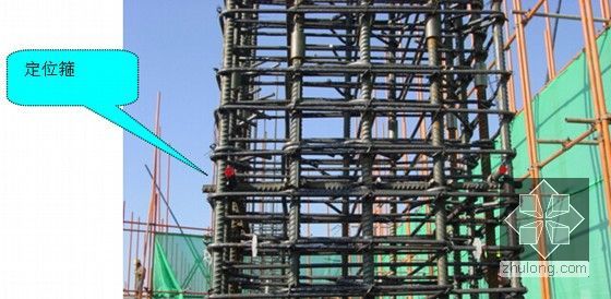 [北京]剪力墙结构经济适用住房施工组织设计（700余页 结构长城杯金奖）-柱定位箍在工程中的使用