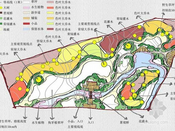 餐厅设计概念性方案资料下载-[扬州]某道路绿化概念性方案
