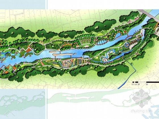 如何深化建筑方案资料下载-[丽水]县城公园景观方案深化设计
