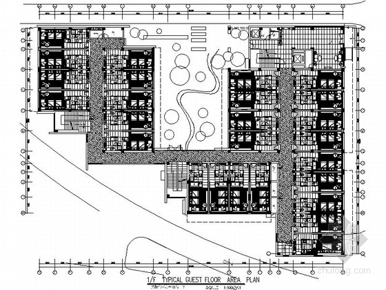 云南省公路竣工图资料下载-[云南]世界度假酒店走廊装修竣工图