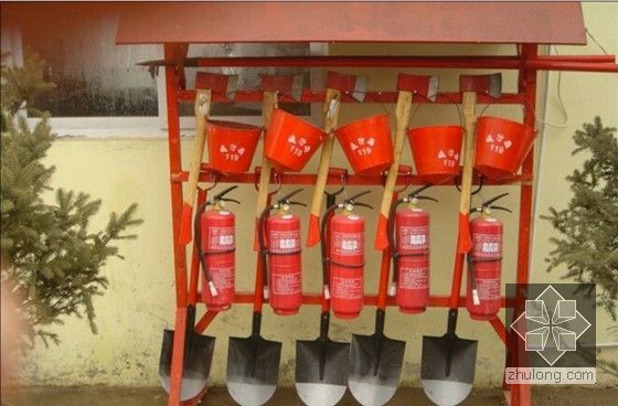 [北京]剪力墙结构经济适用住房施工组织设计（700余页 结构长城杯金奖）-消防器材配备存放