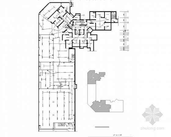 一类高层商住楼电气设计资料下载-[陕西]一类高层商住楼强弱电施工图30张