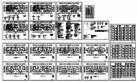 鄂州市城市方案设计资料下载-鄂州市某异形柱框架住宅结构图纸