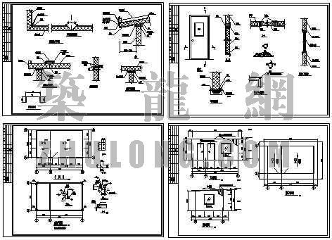 钢结构活动板房施工图纸资料下载-活动房钢结构图