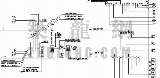 商铺电器系统图纸资料下载-别墅电器图纸