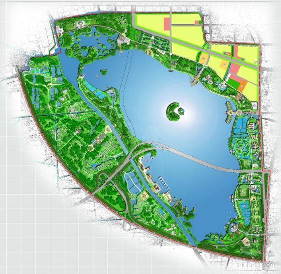 水库公园生态资料下载-苏州生态公园总体规划方案