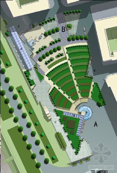 纪念园的设计方案资料下载-[大赛作品]哈尔滨某九八抗洪纪念园设计2