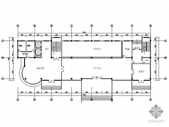 办公空间设计方案dwg资料下载-工商银行办公楼设计方案（含效果）