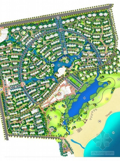 度假区景设计方案资料下载-[威海]国际旅游度假区景观扩初设计方案