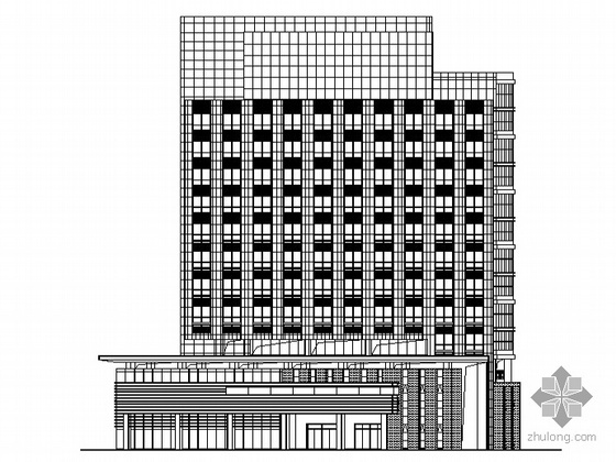 单身公寓施工图及效果图资料下载-某十三层白领公寓建筑施工图
