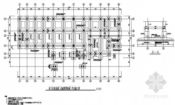 两层木屋平面图资料下载-某6层框架综合楼结构设计图（木屋盖）