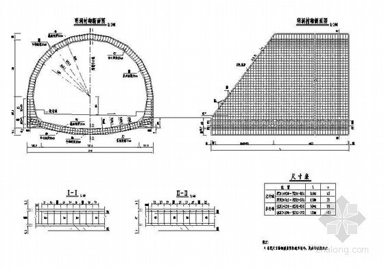 小净距分离式资料下载-分离式隧道衬砌节点详图设计