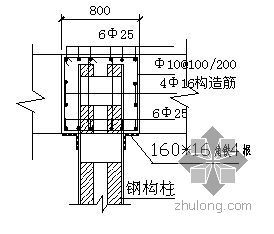 塔吊QTZ63立面图资料下载-浙江某高层酒店塔吊基础施工方案