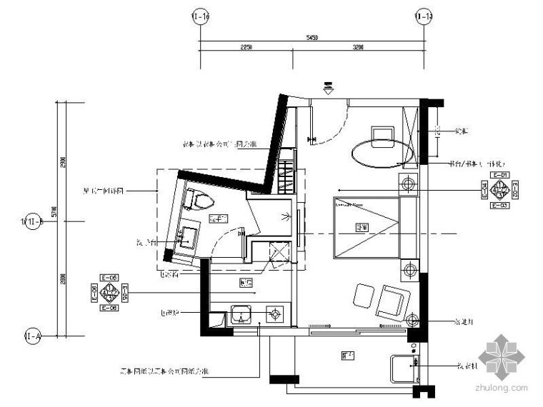 商品房水电施工图CAD资料下载-[广东]某商品房小户型施工图Ⅲ