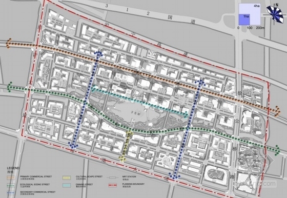 [江苏]大型城市综合体规划及单体设计方案文本-城市综合体分析图