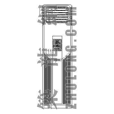 空调机cad图块资料下载-空调005