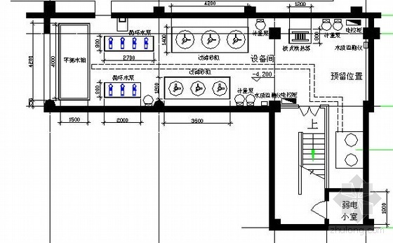 全套室内施工案例资料下载-某小区室内游泳池全套施工图