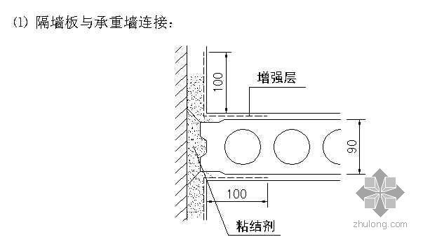 GRC隔墙板节点图资料下载-北京某高层住宅隔墙板安装技术交底