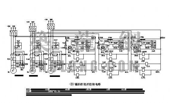 螺杆冷水机组施工资料下载-螺杆式冷水机组控制电路