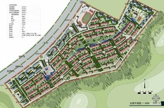 住宅文本方案设计资料下载-广东小区景观规划文本方案一