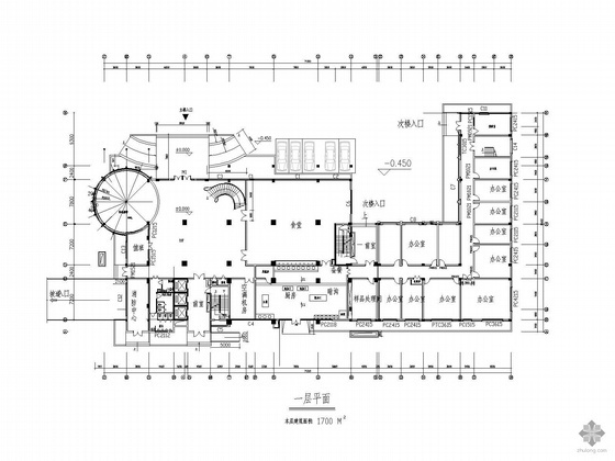 [南昌]某产品检测大楼外装饰幕墙建筑施工图-3 