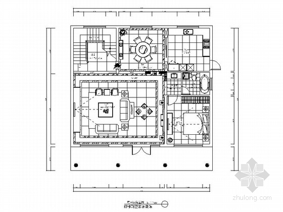 状元牌坊施工CAD图资料下载-某自建牌楼别墅现代中式风格室内装修图（含效果）