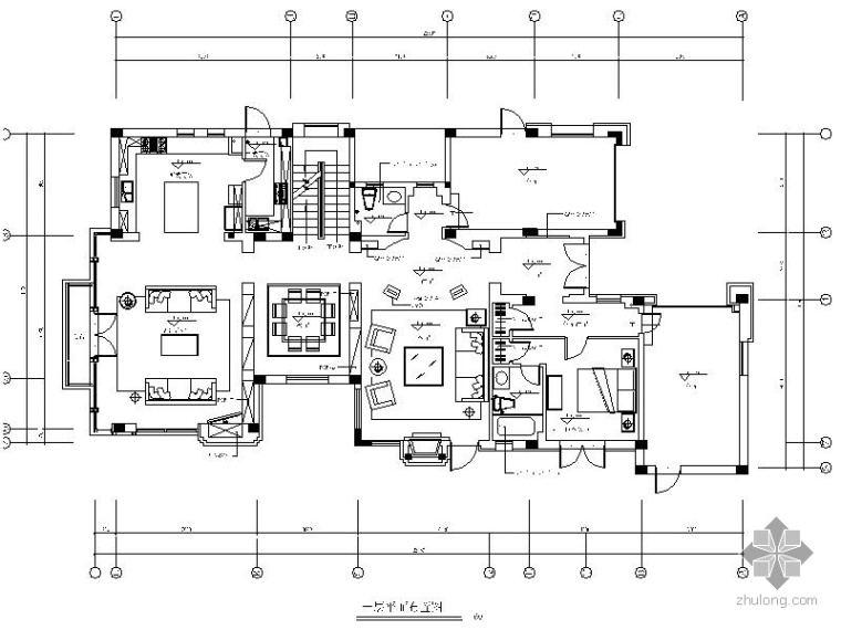 成都别墅花园施工资料下载-[成都]某三层独栋别墅施工图