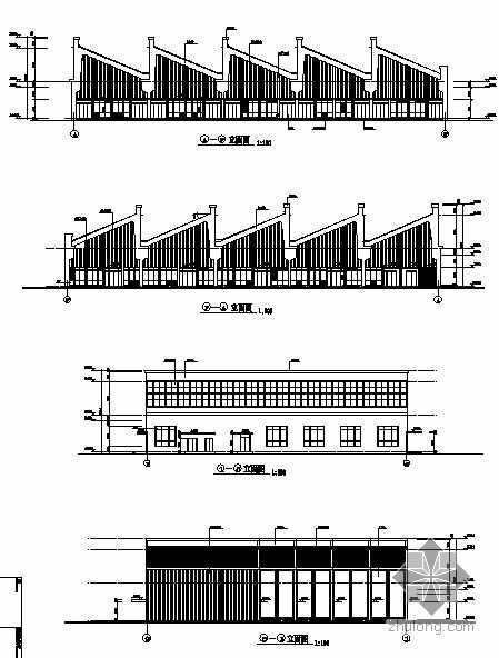 [上海世博会]某行政中心改建工程建筑结构气水暖电施工图(一期施工图)- 