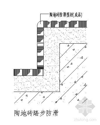 踏步地砖防滑资料下载-陶地砖踏步防滑