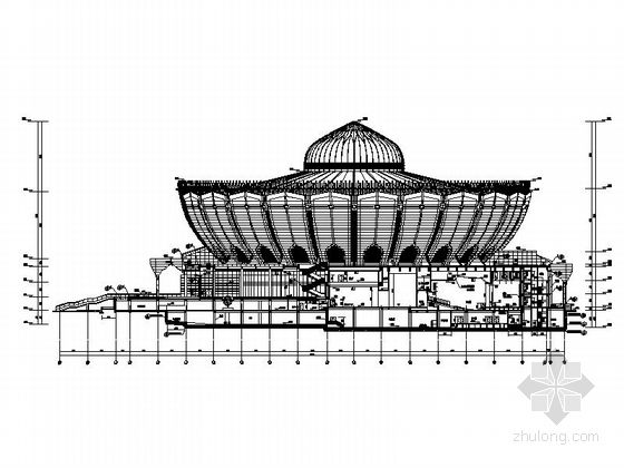[宁夏]某六层大型甲等歌剧院建筑施工图-图7