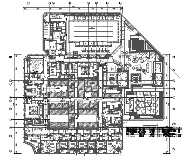 精装图纸深化CAD图资料下载-深圳平安金融中心酒店部分精装机电施工图