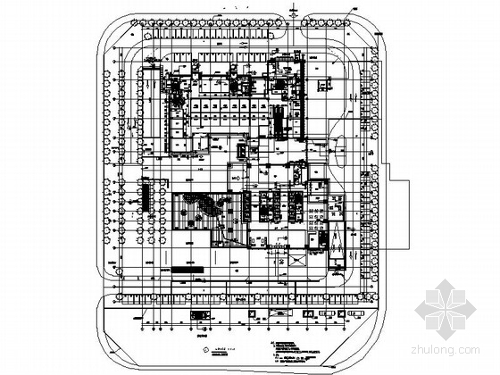[合集]3套超高层核心筒结构办公楼建筑施工图-3套超高层核心筒结构办公楼建筑平面图