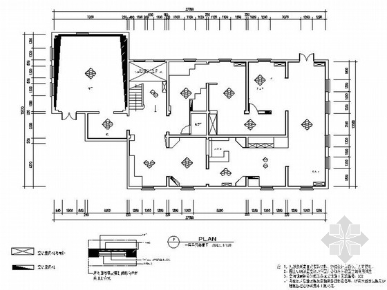 南海新区规划图资料下载-[上海]开发新区现代陈列馆室内装饰设计施工图