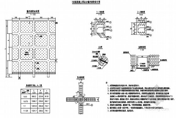 [福建]绕城公路25～37m高边坡专项设计图112页（含计算书 知名大院）-深挖路基边坡加固设计图