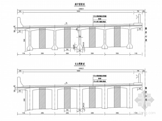 30米T梁吊装施工方案资料下载-高等级公路装配式30米简支T梁通用设计图（71张）