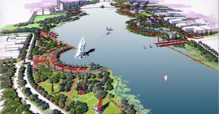 建设项目设计总体方案资料下载-[江西]滨湖总体方案设计框架