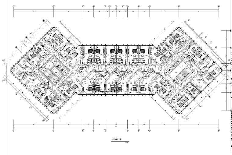 公寓户型CAD图资料下载-[上海]某公寓住宅样板房户型施工图