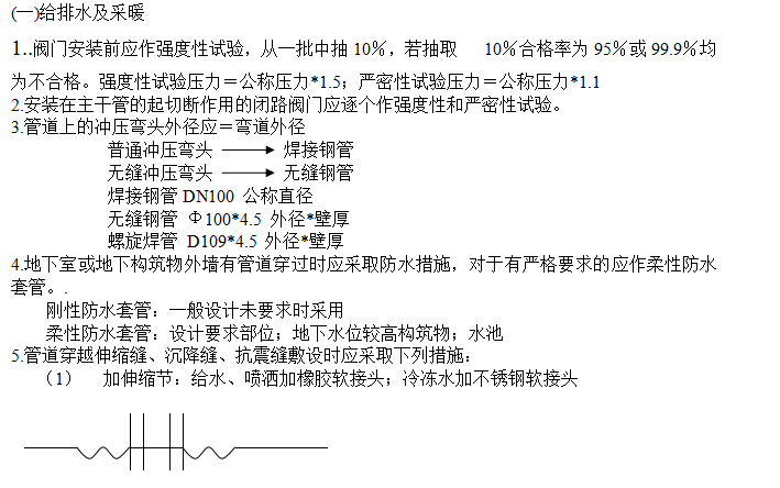 安装工程_预算员入门速成笔记-给排水及采暖