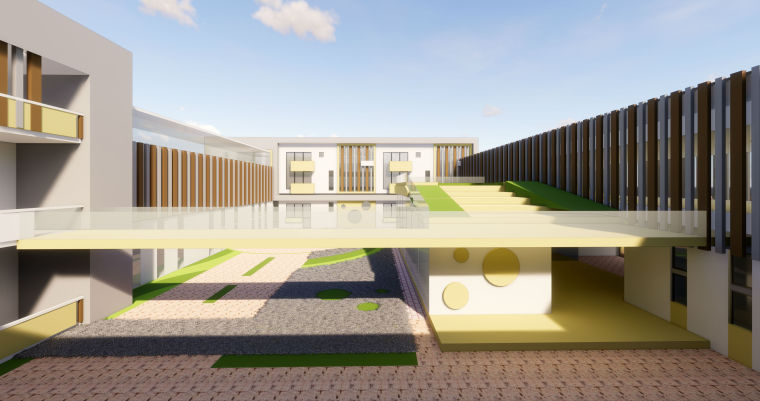 任家渡幼儿园建筑模型设计（2018年）-R 6