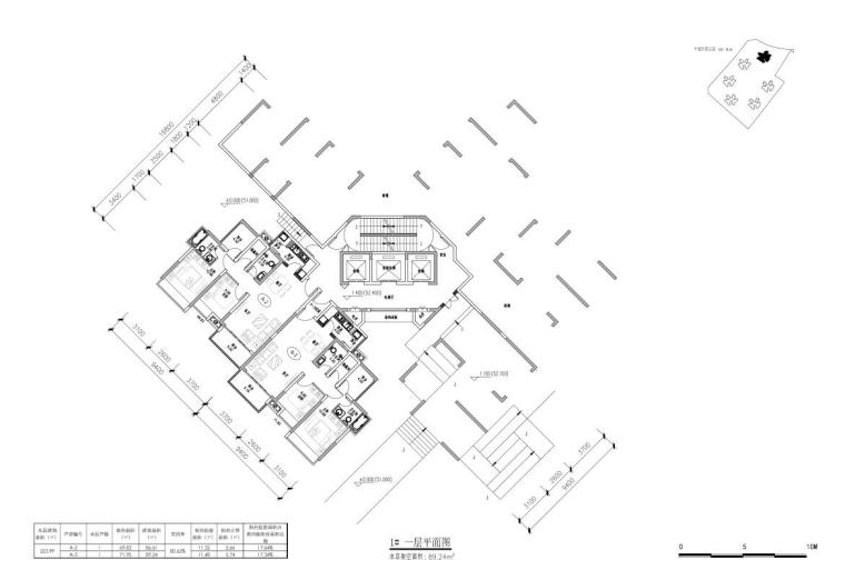 [广东]大运新城南区住宅建筑方案设计（欧陆风格）-一层平面图