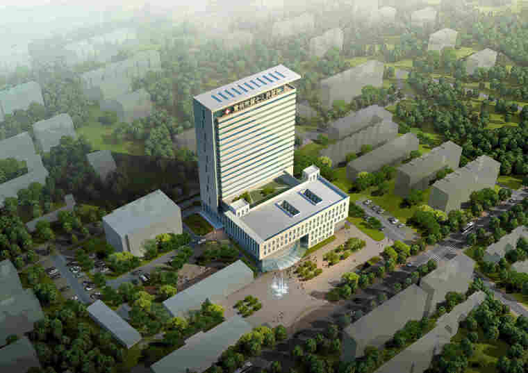 300床位医院建筑方案资料下载-[常州]某人民医院设计方案带效果图